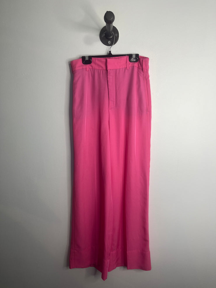 Conjunto de camisa y pantalón rosa de Zara