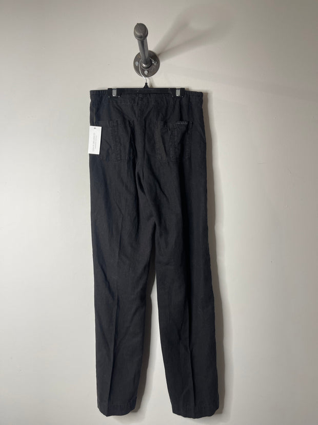 Calvin K. Black Linen Pants