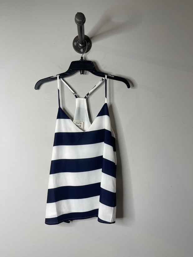 Style Rack Blue Stripe Tank