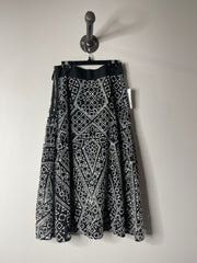 Ban Rep Black Patrn Maxi Skirt