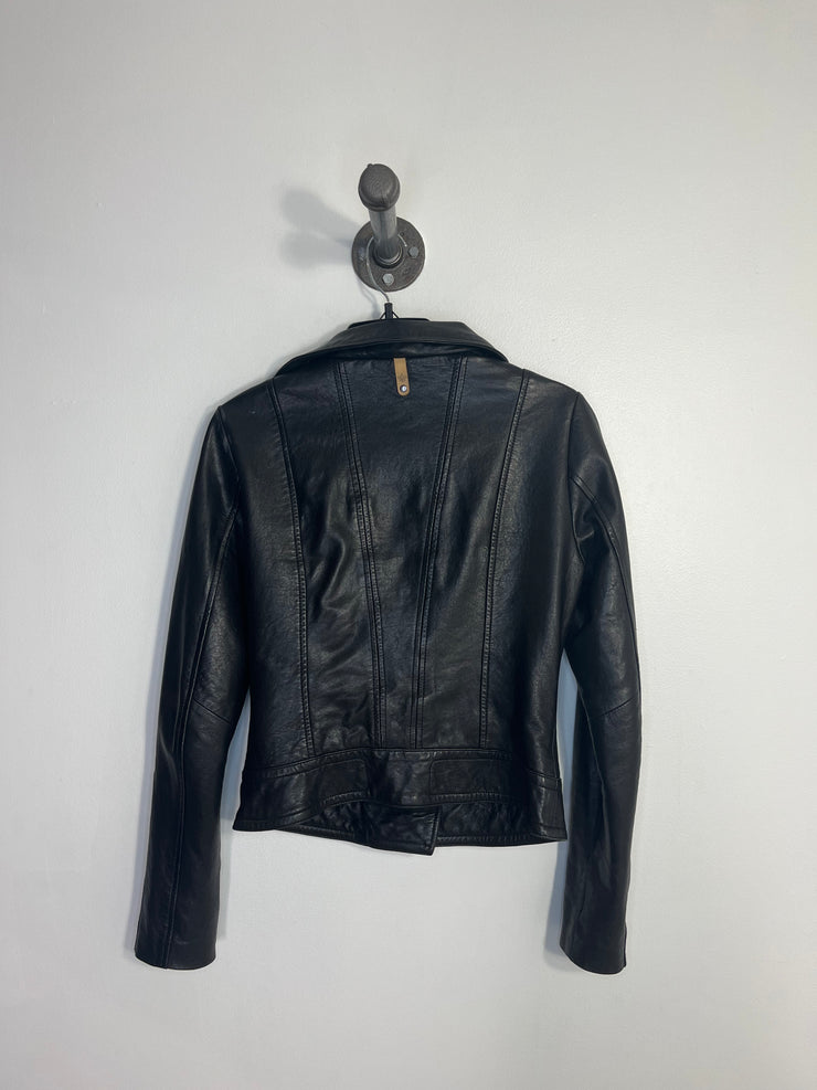 Mackage Black Leather Jacket