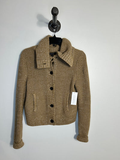 Banana. R Brown Button Knit