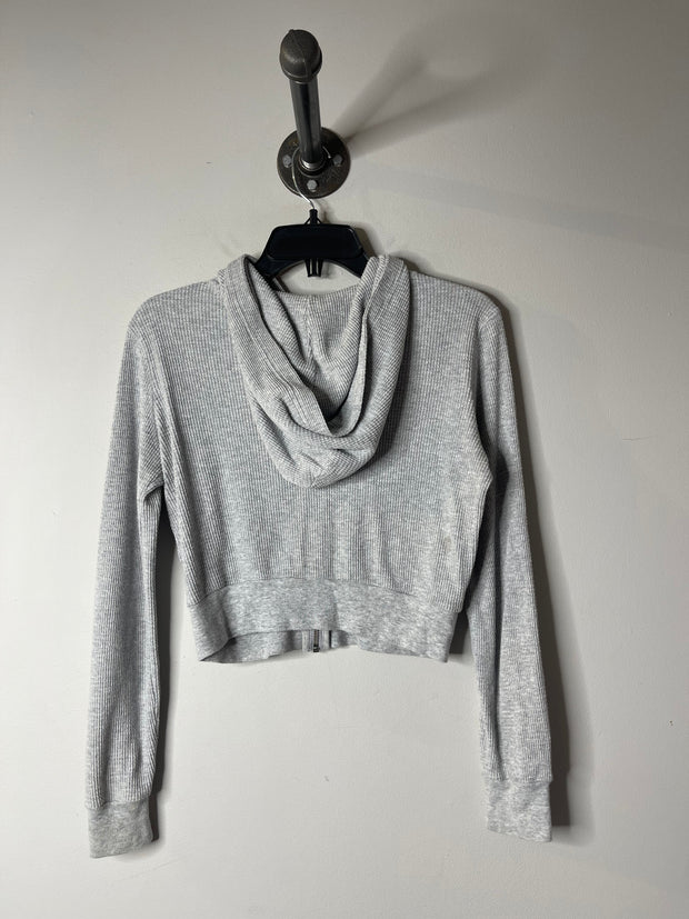 TNA Gray Waffle Zip Up