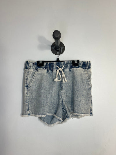 Design Lab Distress Jean Short