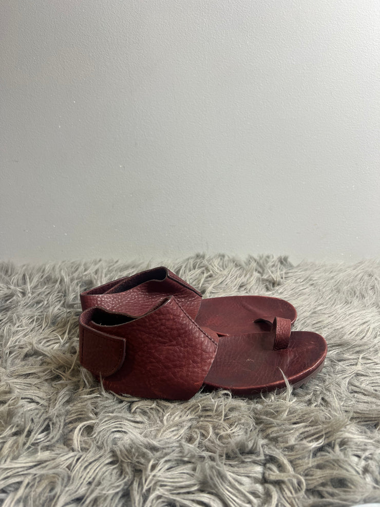 Pedro Garcia Maroon Sandals