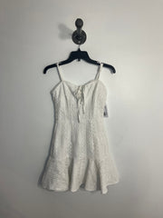 Superdown Wht Lace Mini Dress