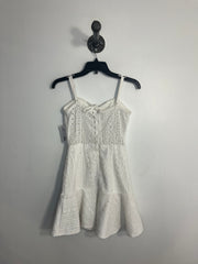 Superdown Wht Lace Mini Dress
