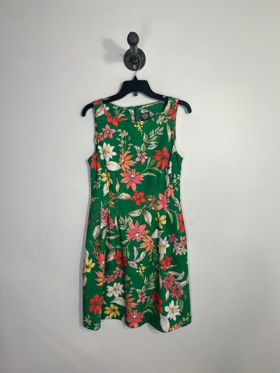 Vince Camuto Grn Floral Dress