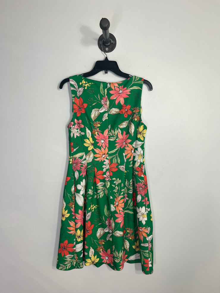 Vince Camuto Grn Floral Dress