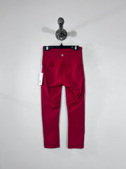 Lululemon Red Capri Leggings