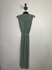 Gap Green Slvless Tie Dress