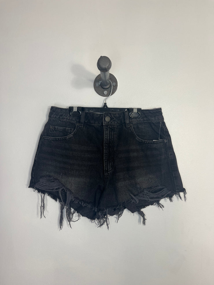 Garage Black Denim Shorts