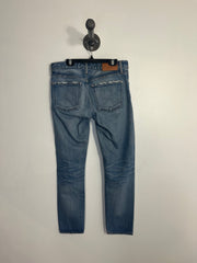 Moussy Midwash Rip Mom Jeans