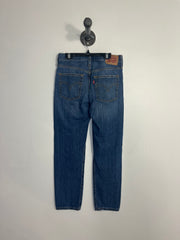 Levi's Blue Midrise Rip Jeans