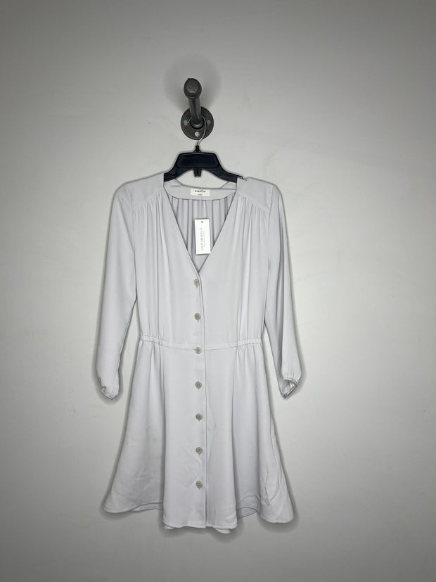 Babaton Button Grey Dress