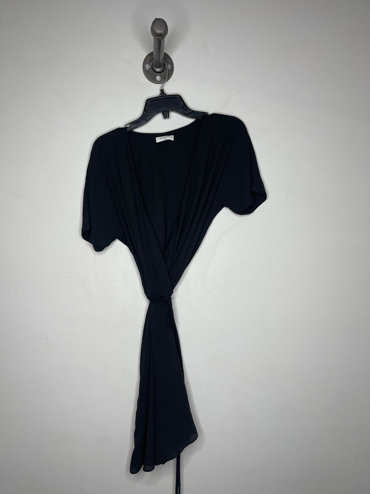 Babaton Black Wrap Dress