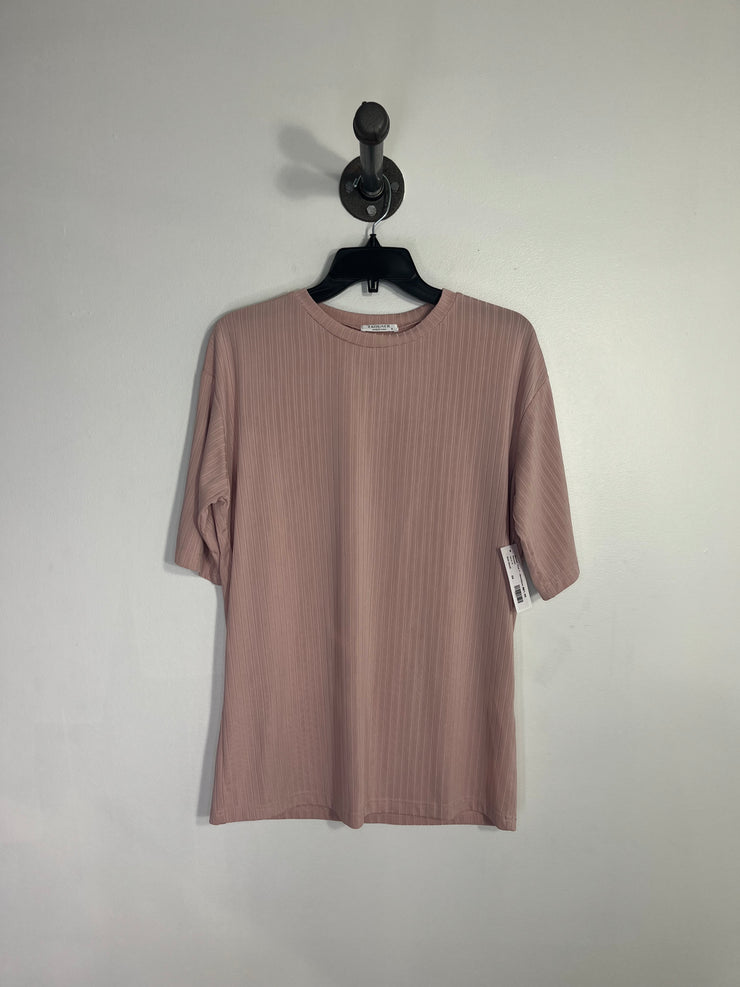 Ekouaer Pink T-Shirt/Short Set
