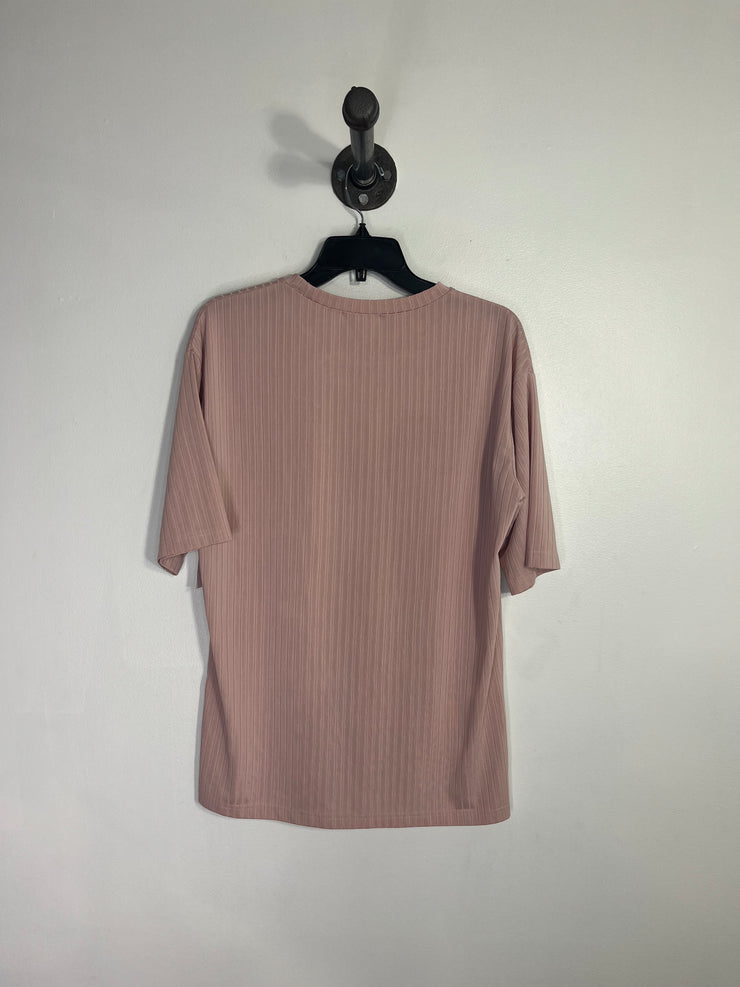 Ekouaer Pink T-Shirt/Short Set