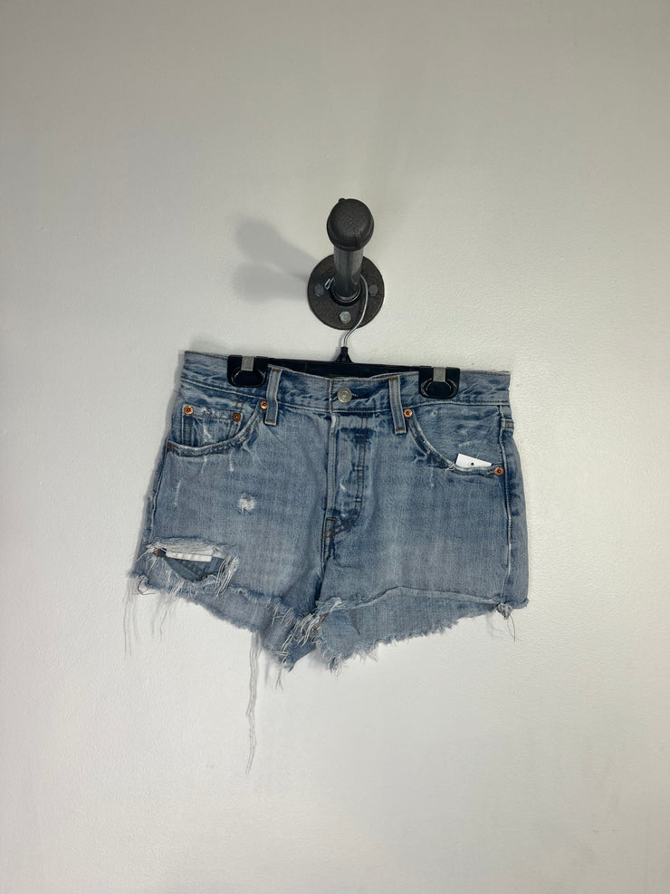 Levi's Distressed Jean Shorts
