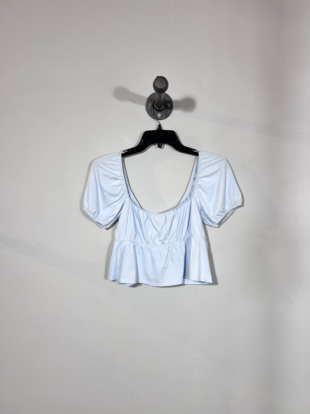 Sunday Best Blue Babydoll Tee