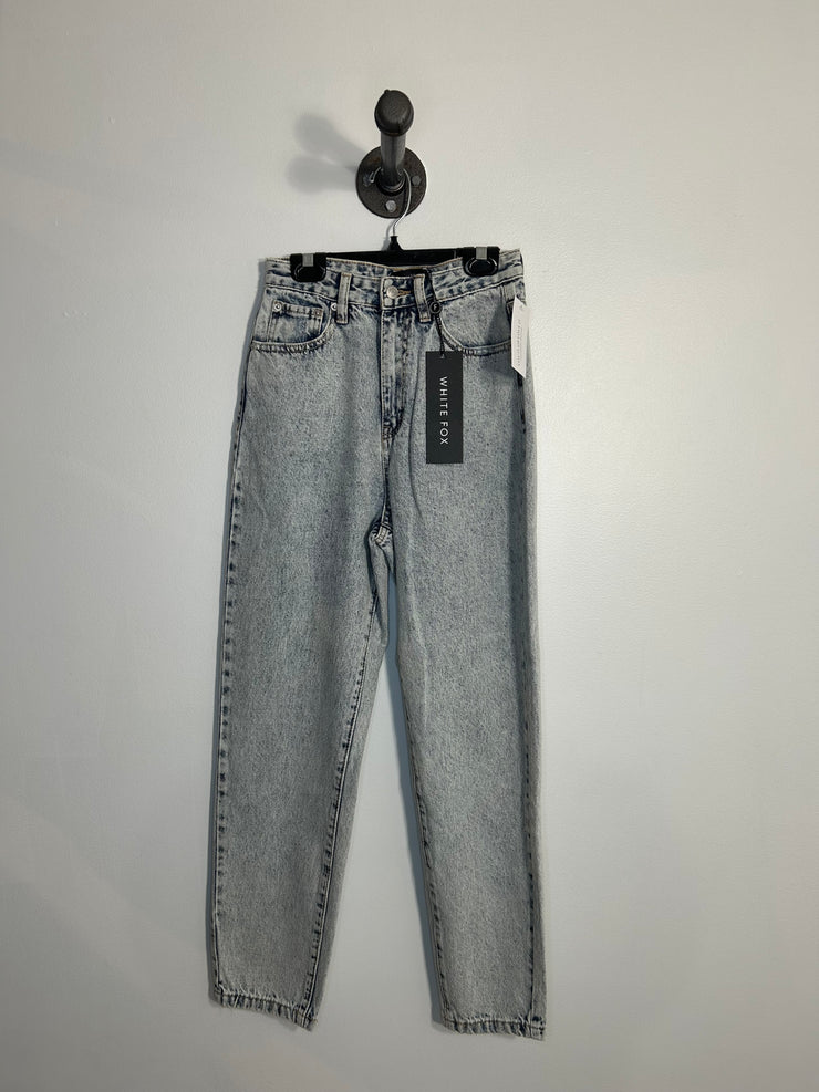White Fox Straight Denim Jeans