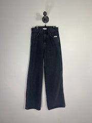 Oak & Fort Blk Wide-Leg Jeans