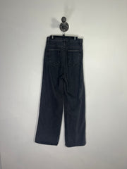 Oak & Fort Blk Wide-Leg Jeans