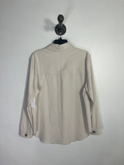 Rw & CO Cream Button Shacket