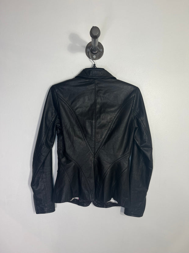 Danier Black Leather Jacket