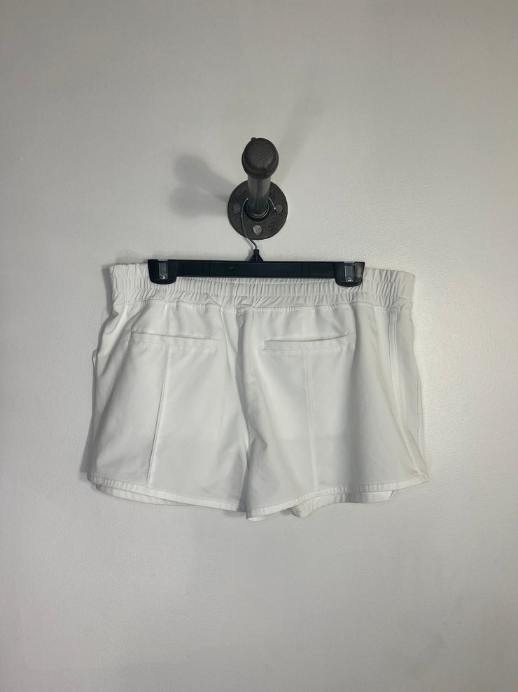 Lija White Athletic Shorts