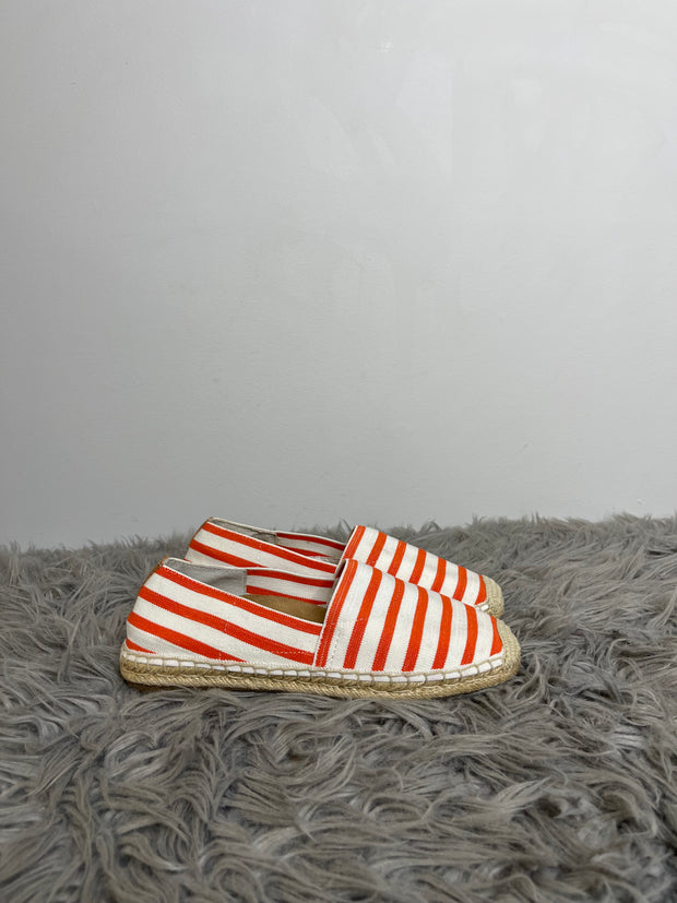 Vionic Orange Stripe Flats