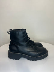 Madden Girl Blk Combat Boots