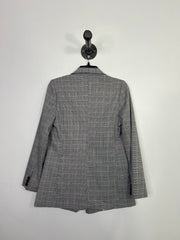 Roly Poly Plaid Button Blazer