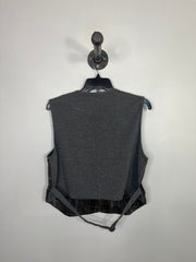 NU Denmark Grey Plaid Vest