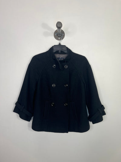 Gap Black Wool Peacoat