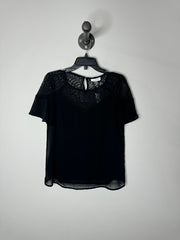 Calvin K. Blk T-Shirt Blouse