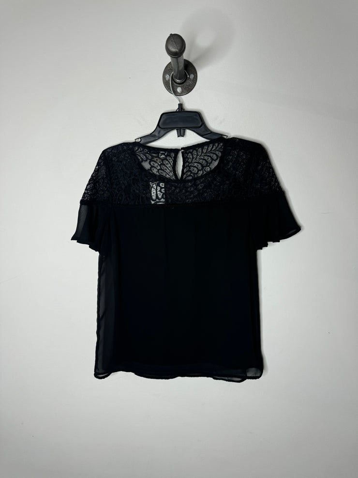 Calvin K. Blk T-Shirt Blouse