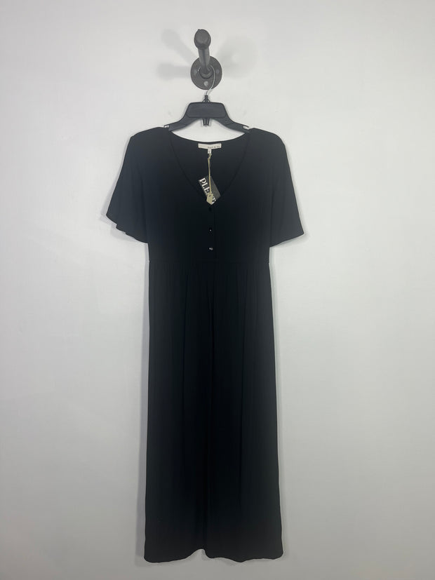 Monk & Lou Black Midi Dress