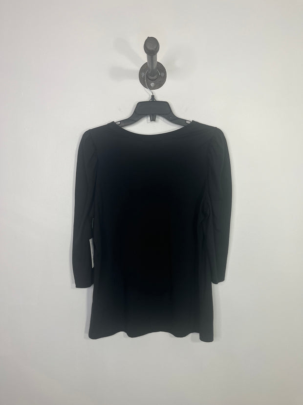 Habitual Black Mid Sleeve Top