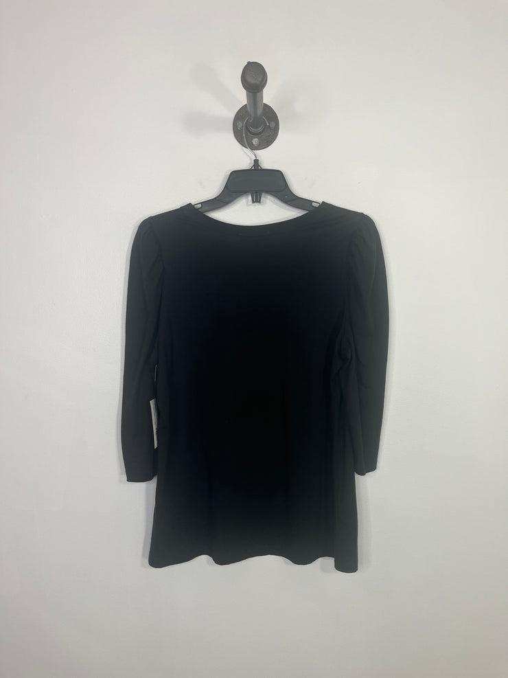 Habitual Black Mid Sleeve Top