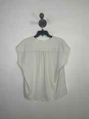 RW & CO Wht Button Up Blouse
