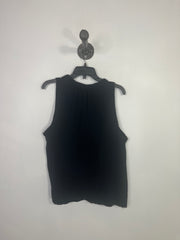 Nation Black V Neck Tank