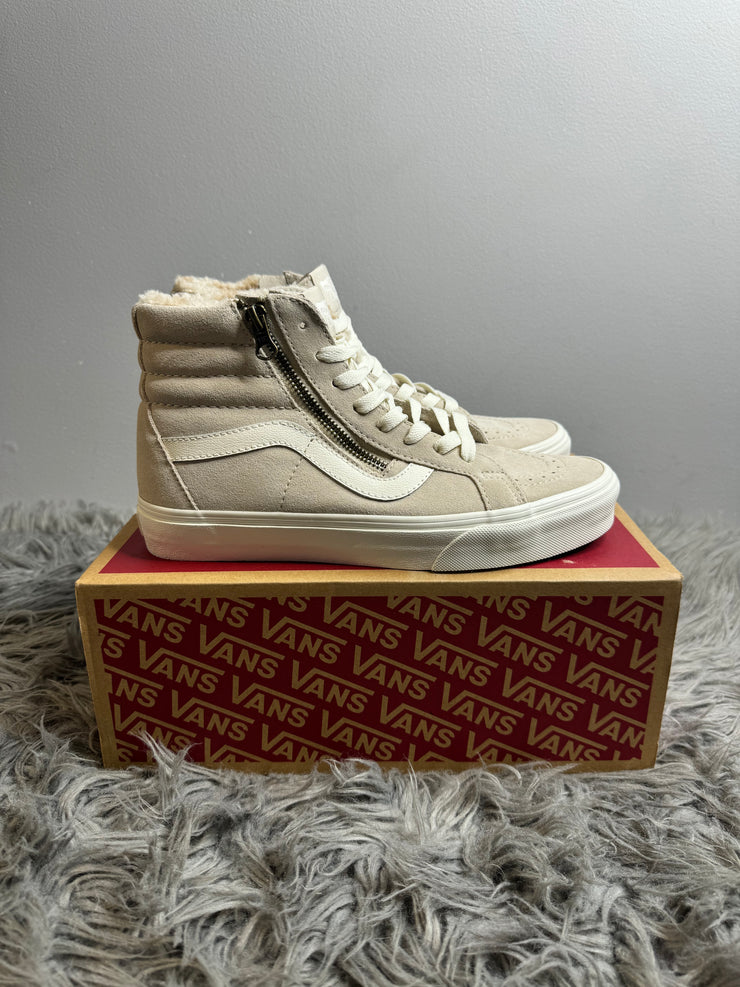 Vans Beige Fuzzy HighRise