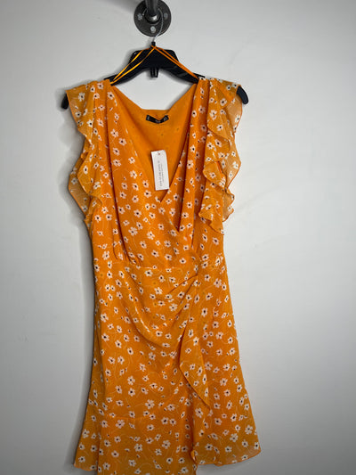 MNG Orange Floral Dress