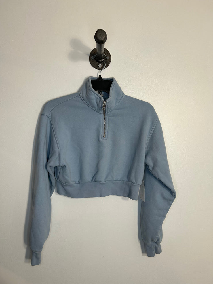 TNA Baby Blue 1/4 Zip Fleece