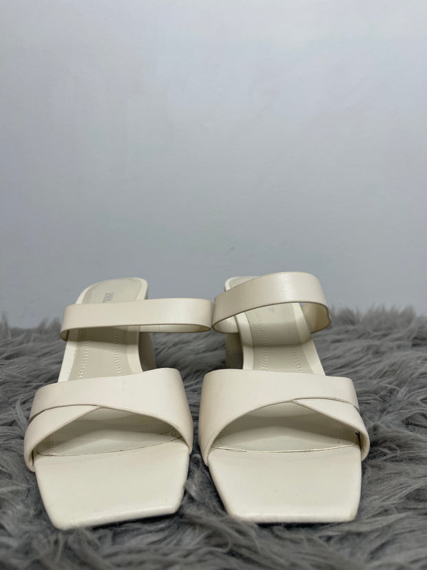 Zara White Heel