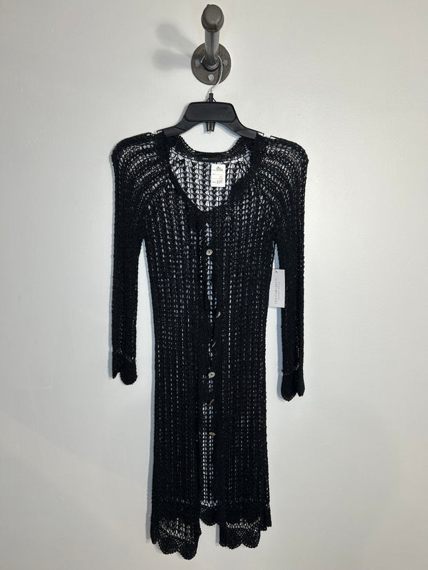 BCBG M. Black Knit Coverup