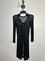 BCBG M. Black Knit Coverup