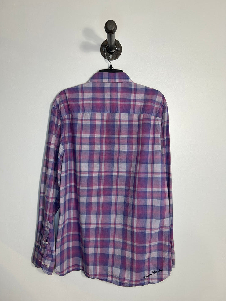 English L. Purple Plaid LngSLv