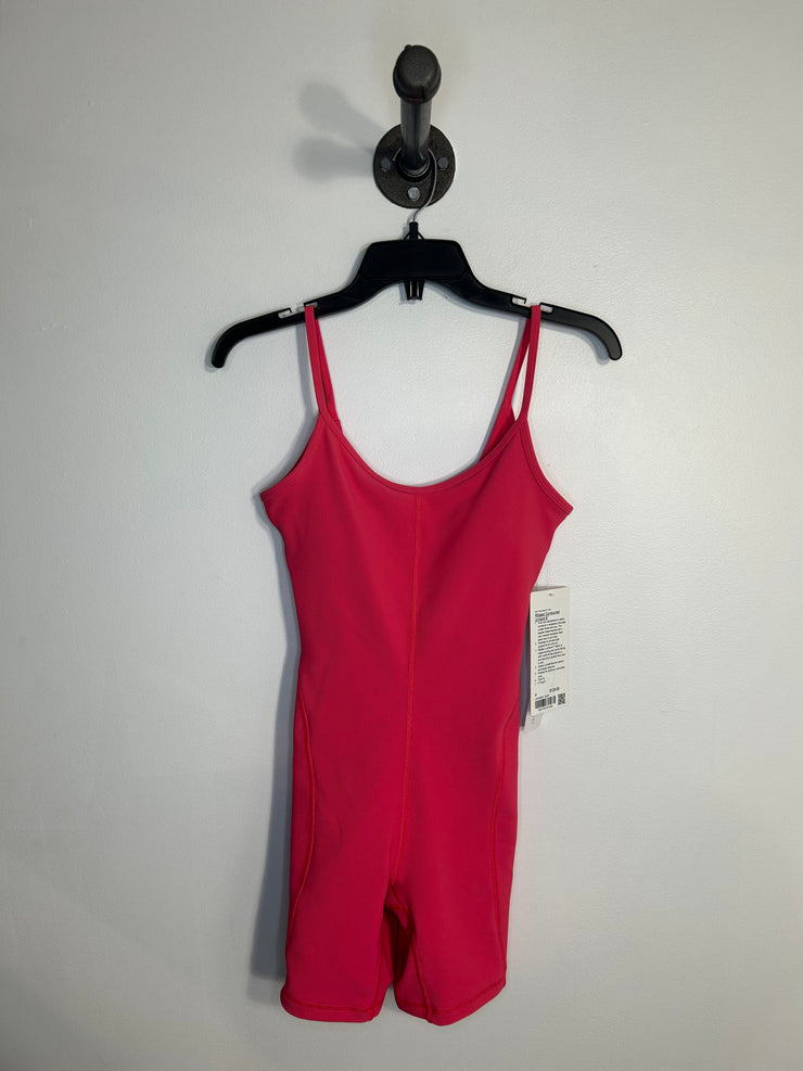 Lululemon Pink Ribbed Unitard